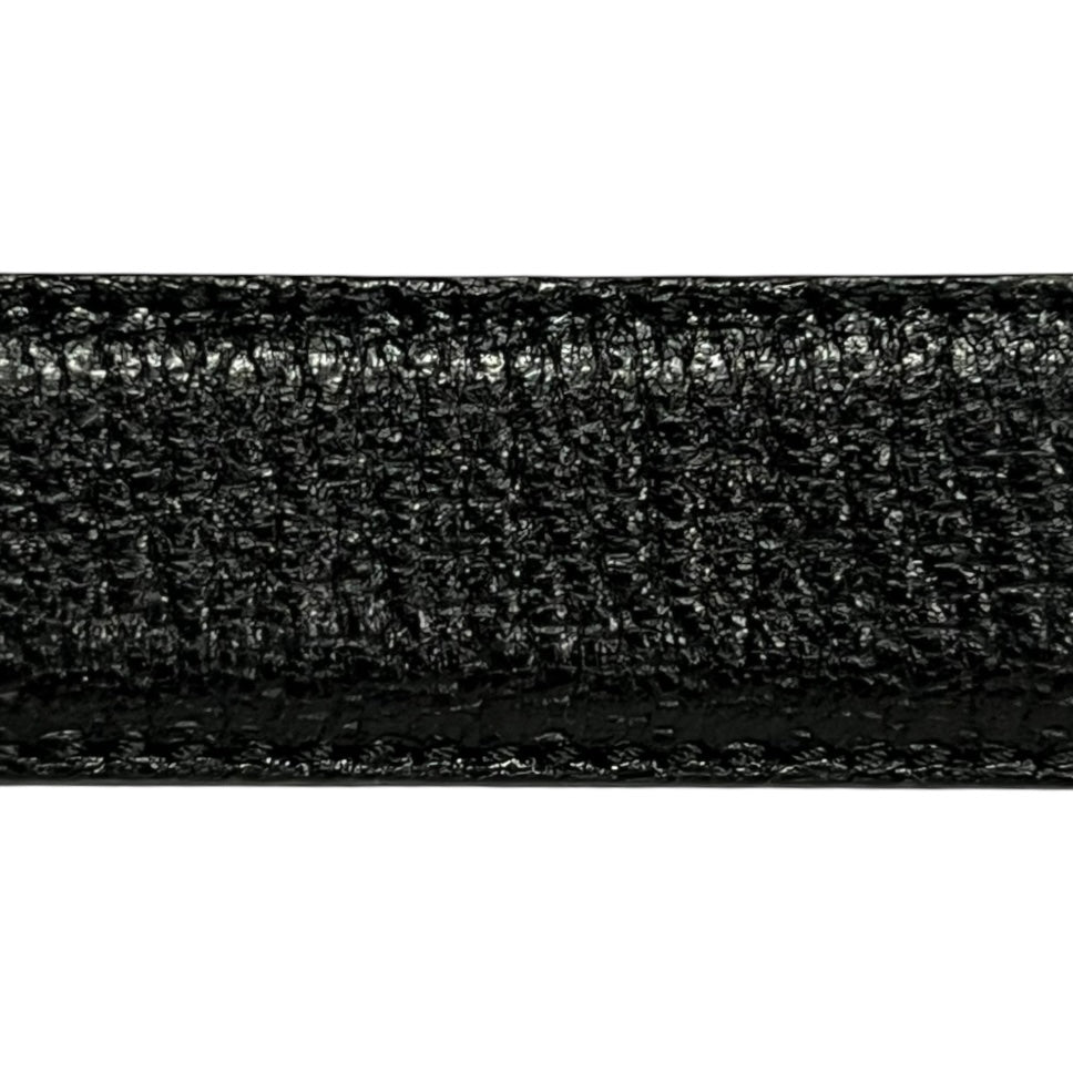 GUCCI Padlock Charm Belt in Black