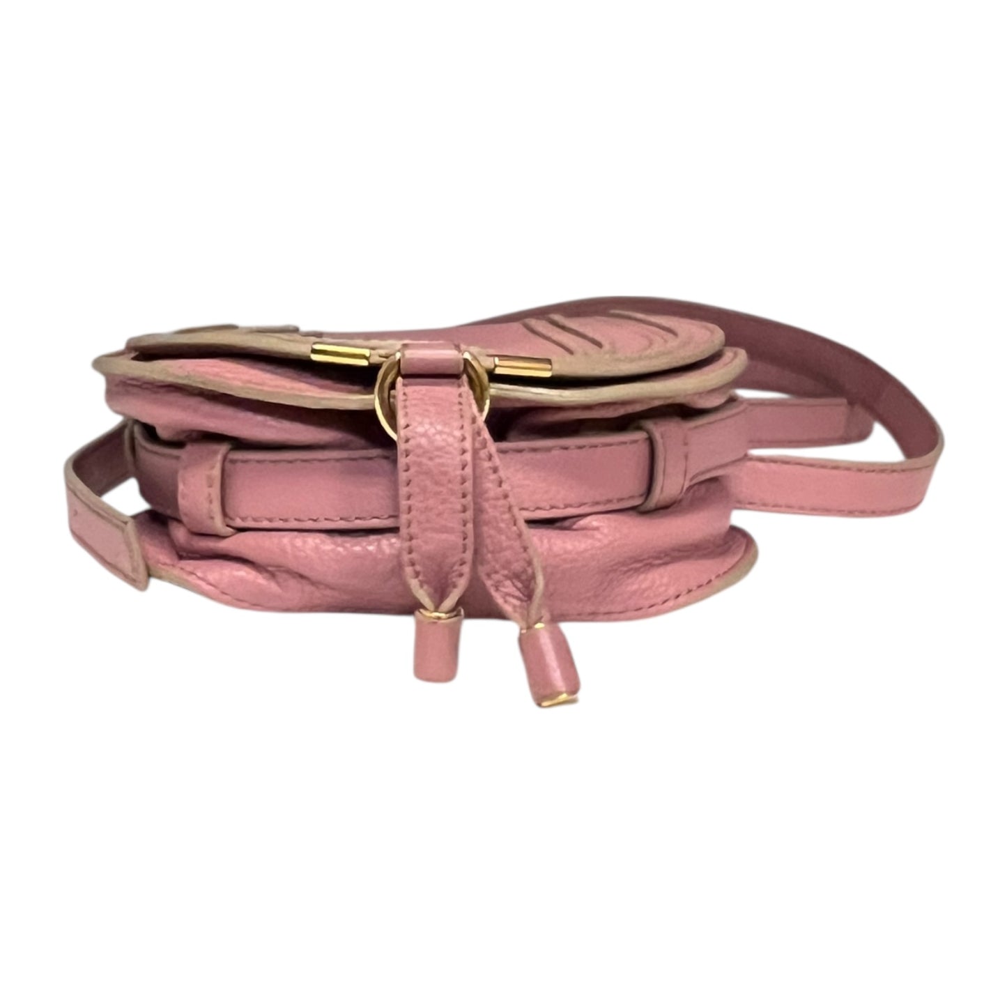 CHLOE Small Marcie Crossbody Shoulder Bag in Rose