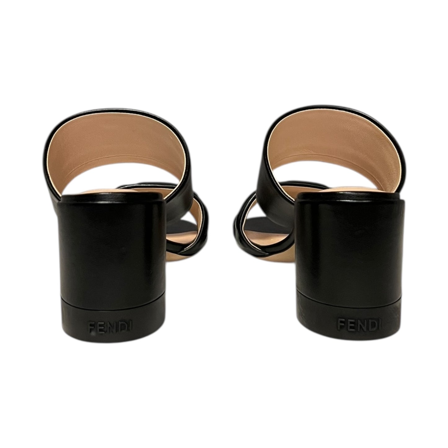 FENDI Embossed Mules | 38.5