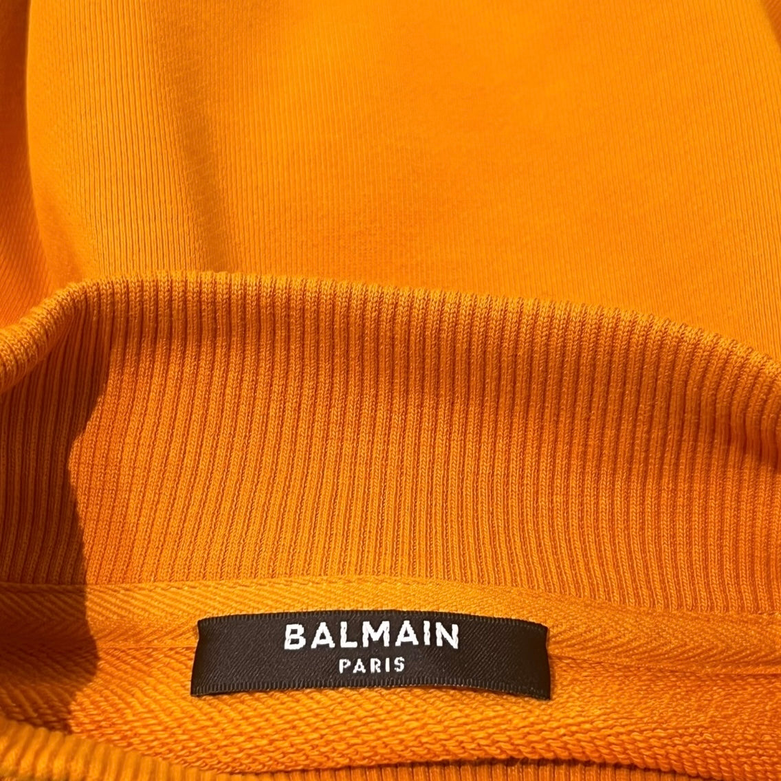BALMAIN Paris Sweatshirt in Orange |S