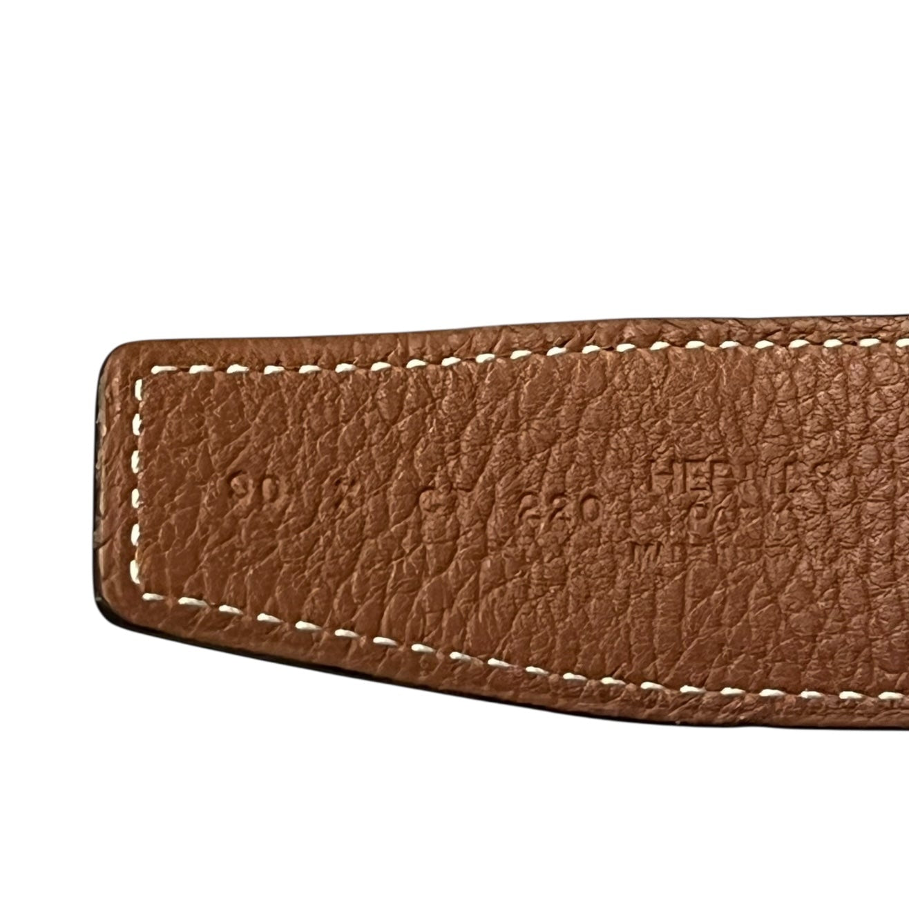 HERMES Reversible H Belt in Black + Tan | 90