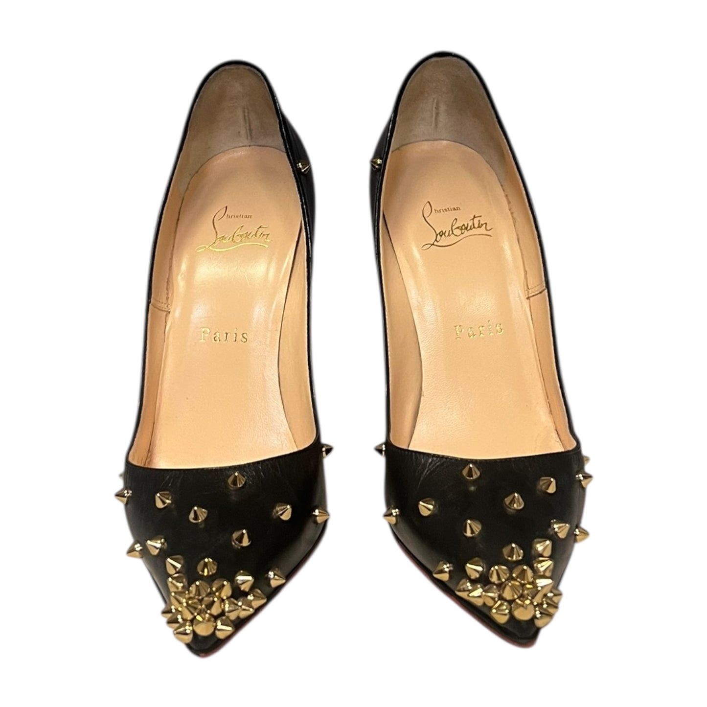 CHRISTIAN LOUBOUTIN Degraspike Pumps in Black | 38