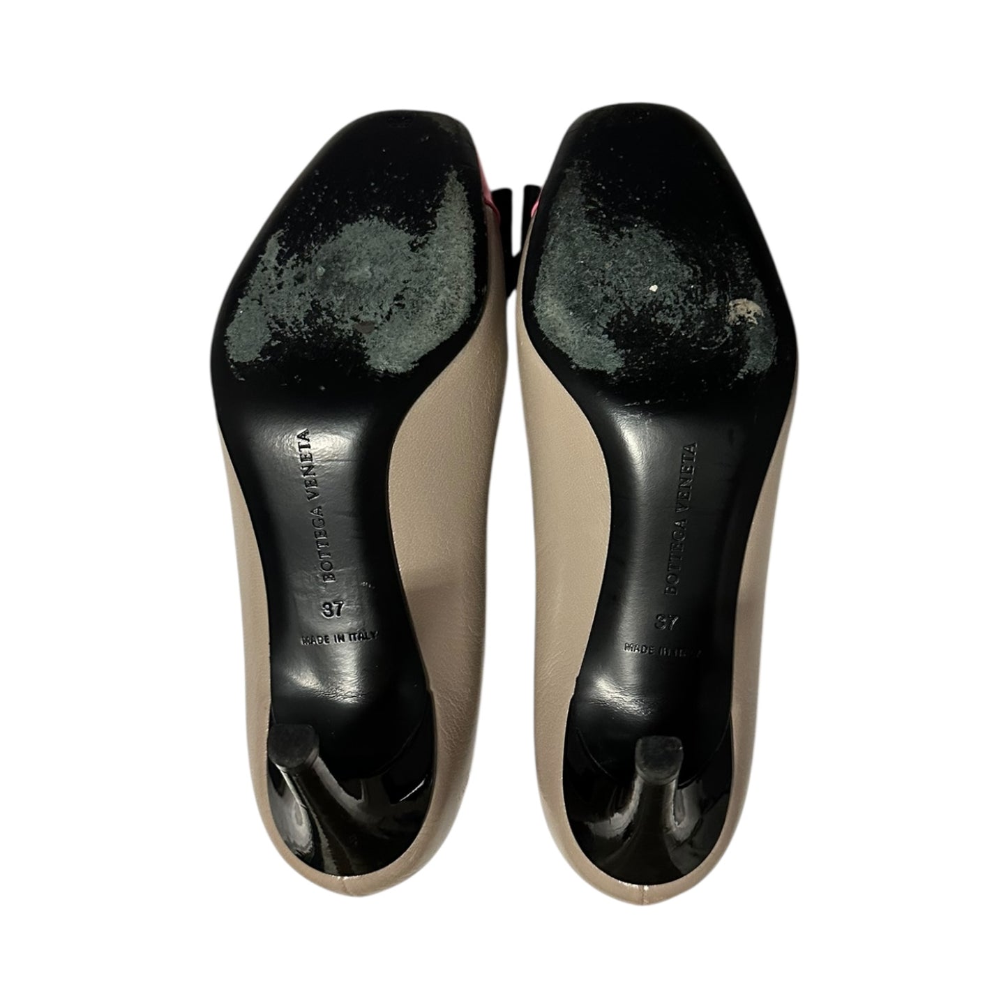 BOTTEGA VENETA Cap Toe Bow Pump | 37