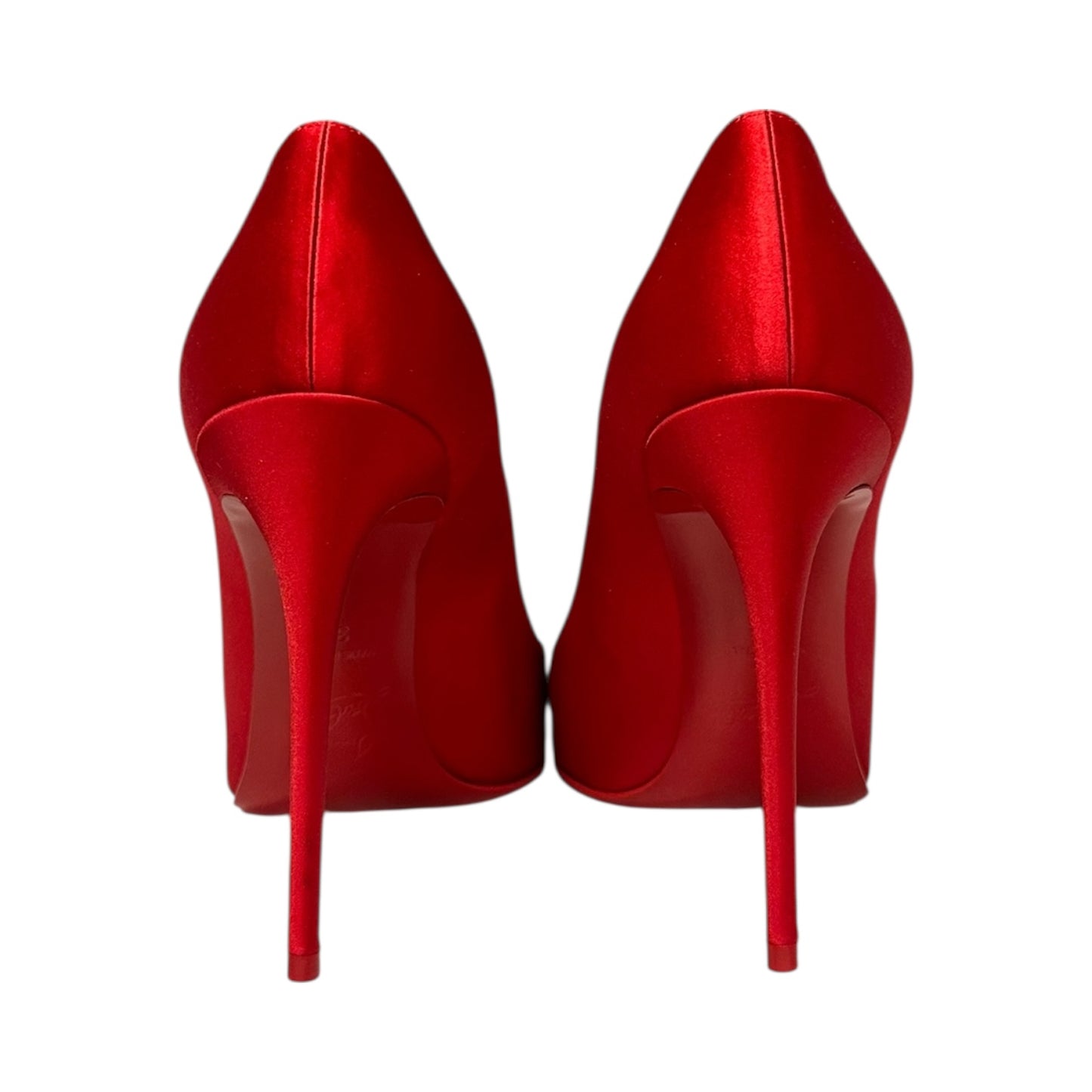 CHRISTIAN LOUBOUTIN So Kate Satin Pump in Red | 38