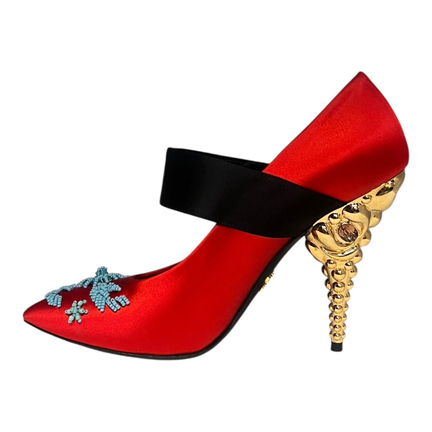PRADA Button Drama Mary Jane Pumps | 39