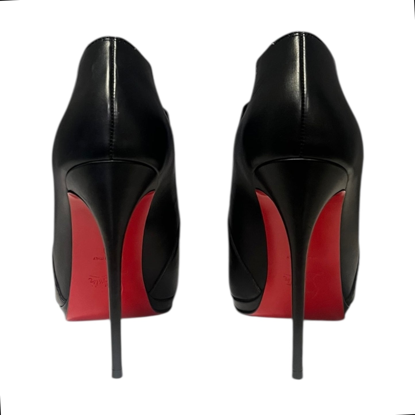 CHRISTIAN LOUBOUTIN Peeptoe Booties | 39