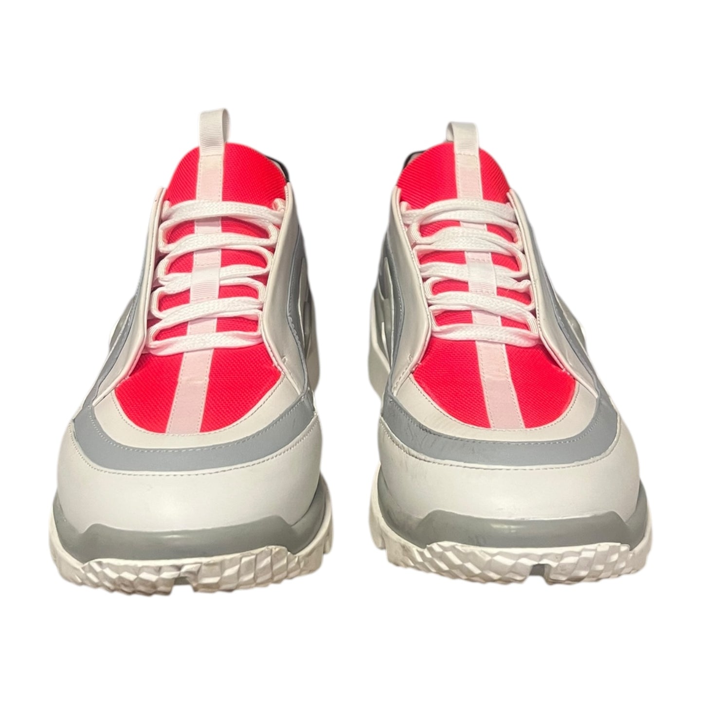 PIERRE HARDY Trek Comet Sneakers in White & Gray | 46