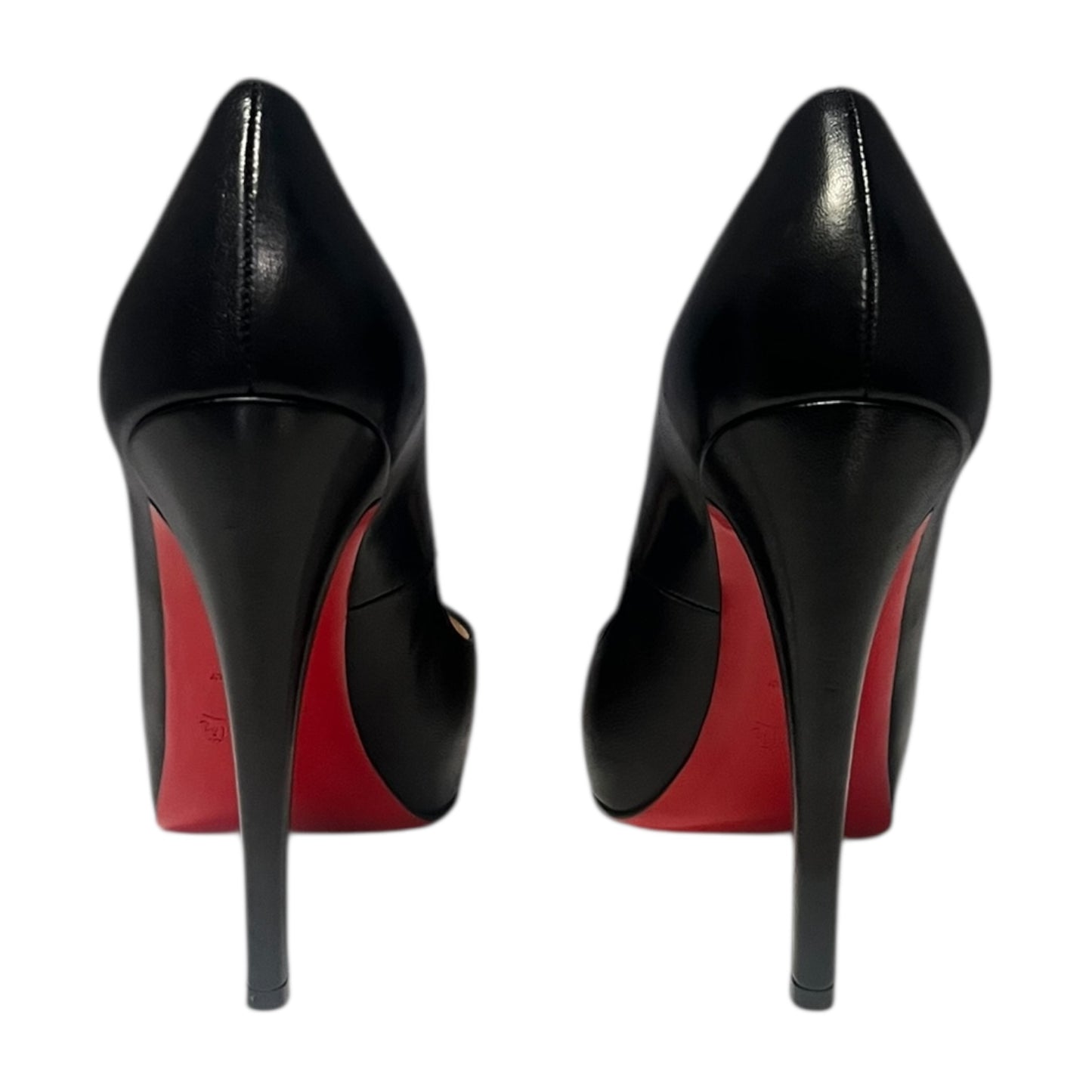 CHRISTIAN LOUBOUTIN Very Prive Pumps in Black & Red | 39.5