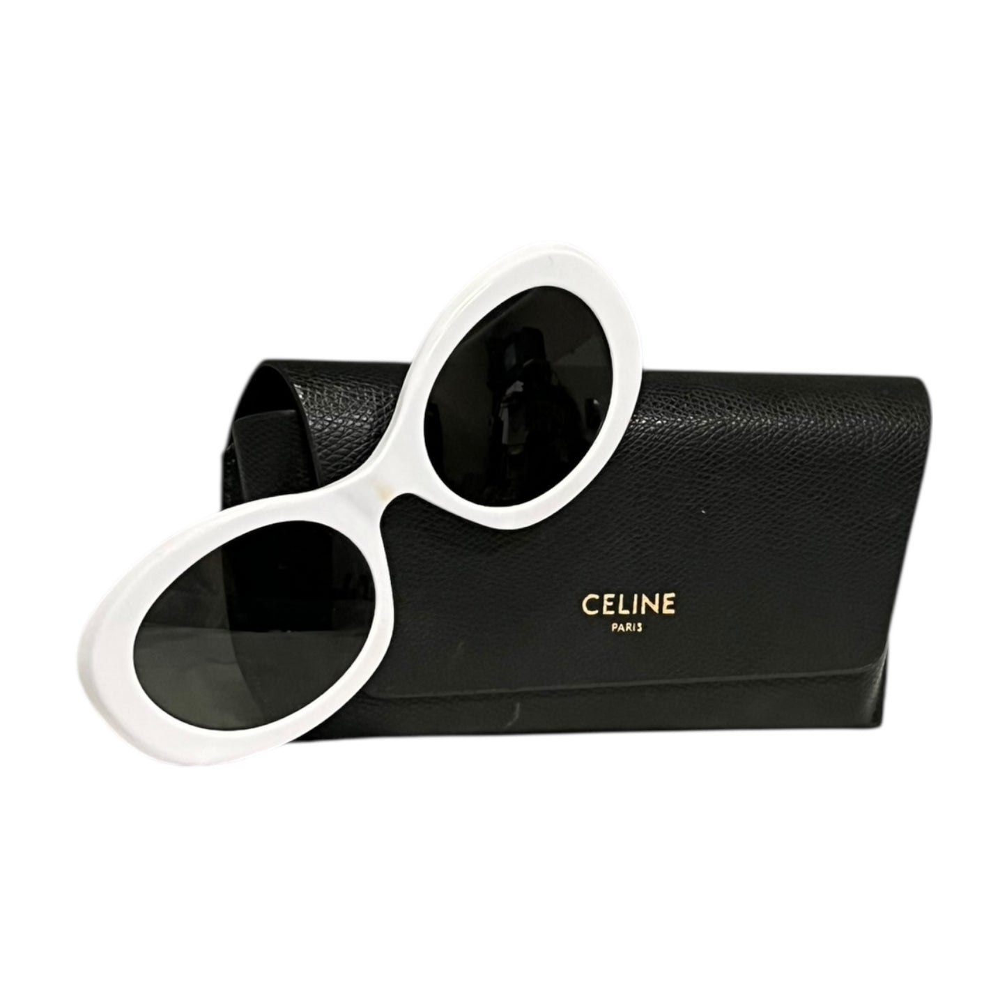 CELINE Triomphe Sunglasses in White