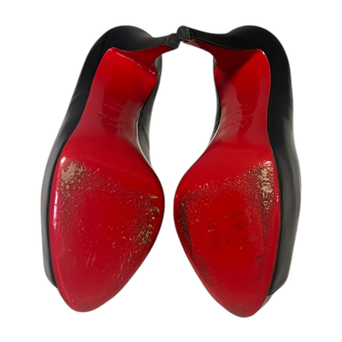 CHRISTIAN LOUBOUTIN Very Prive Pumps in Black & Red | 39.5