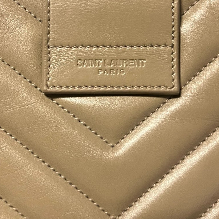 SAINT LAURENT Matelasse Chevron Shoping Tote