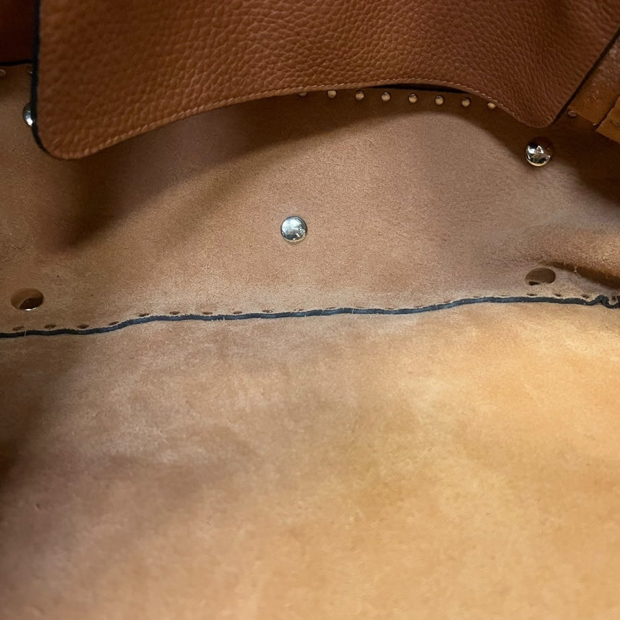 VALENTINO Rockstud Tote in Scotch Drummed Leather