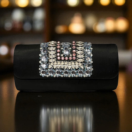 NAEEM KHAN Jewel Embellished Evening Bag