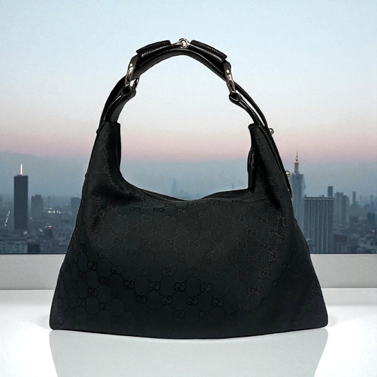 GUCCI GG Horsebit Hobo | Small
