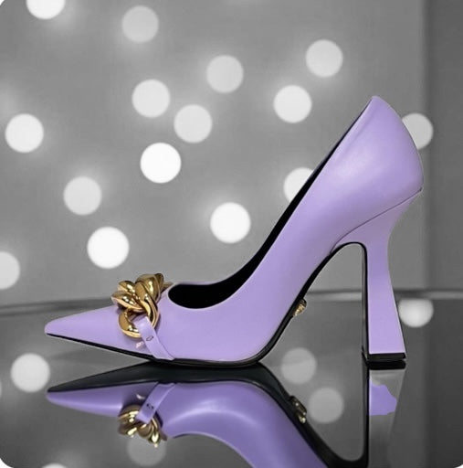 VERSACE Medusa Chain Pumps | 37.5