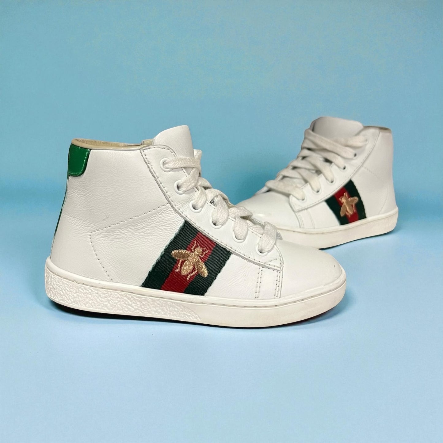 GUCCI Children's Ace Hi Top Sneakers | 24 months