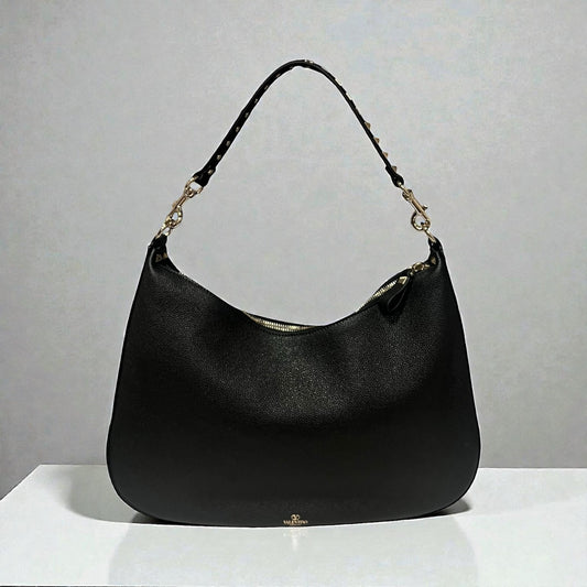 VALENTINO Rockstud Hobo in Black
