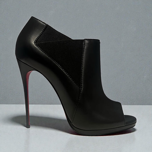 CHRISTIAN LOUBOUTIN Peeptoe Booties | 39