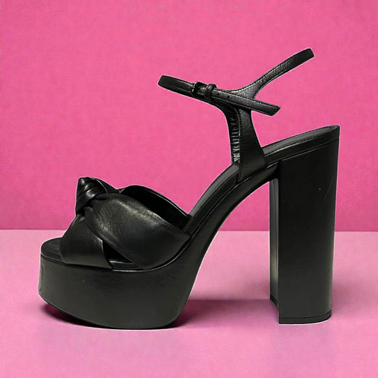 SAINT LAURENT Bianca Platform Sandals | 38.5