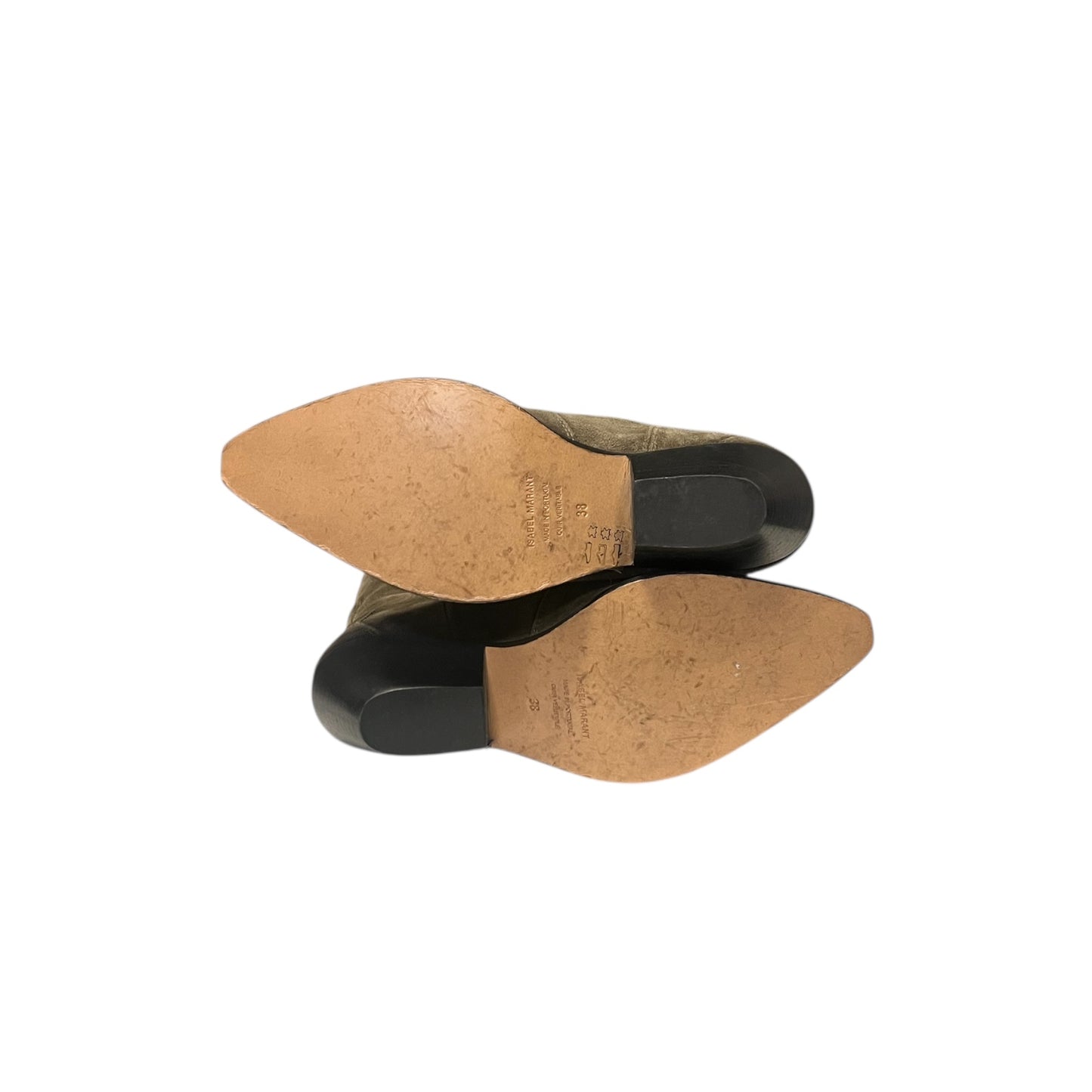 ISABEL MARANT Suede Knee Boots in Taupe | 38