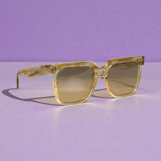 CELINE Transparent Sunglasses in Citrine