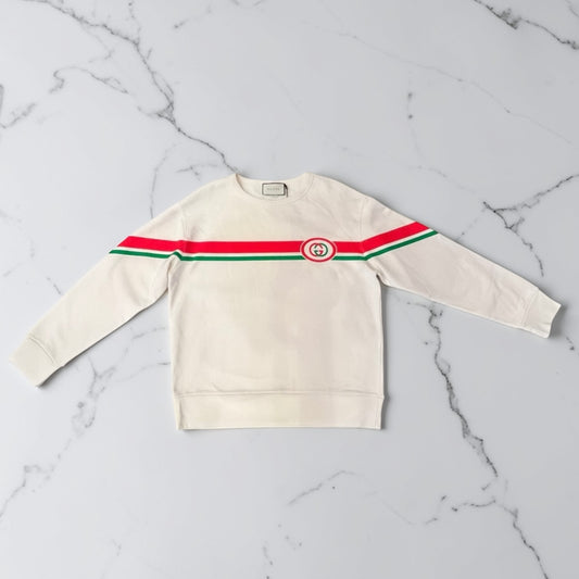 GUCCI GG Stripe Sweatshirt | L