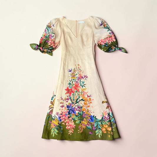 ZIMMERMANN Floral Dress + Belt