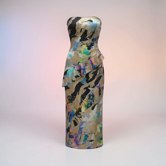 RAMY BROOK Dominika Ruffle Gown