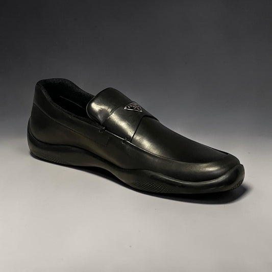PRADA Linea Rossa Loafers in Black | Men's 7