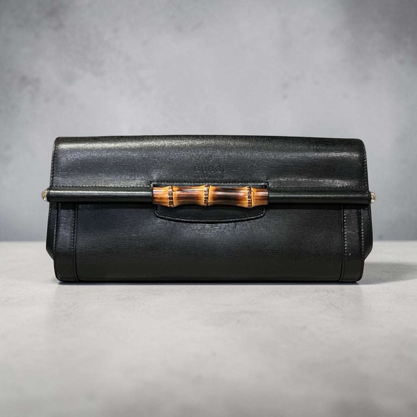 GUCCI Bamboo Bar Clutch