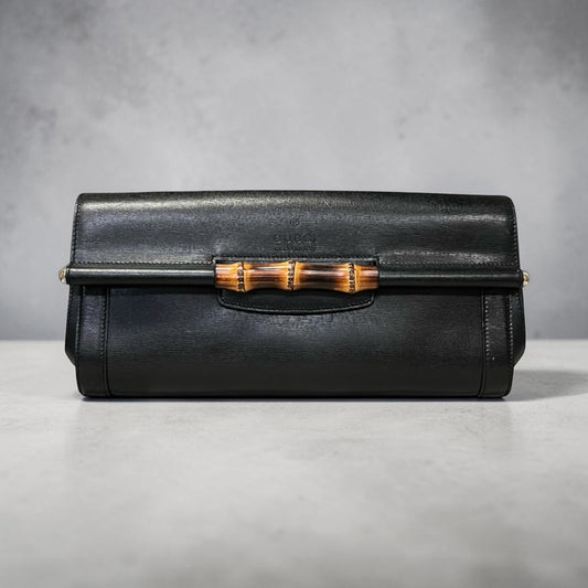 GUCCI Bamboo Bar Clutch