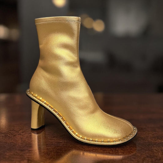 STELLA MCCARTNEY Ryder Booties in Gold | 38.5