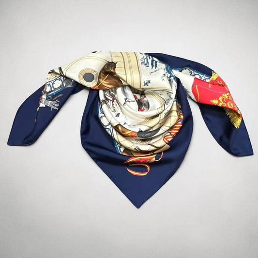 HERMES Real Escuelas Andalusa Del Arte Equestre Scarf