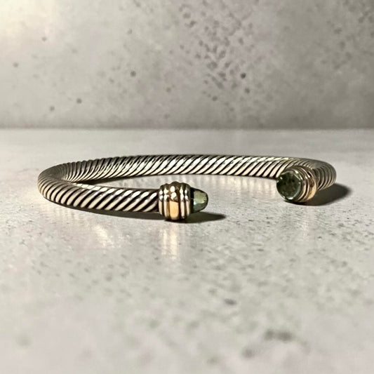 DAVID YURMAN Classic Cable Prasiolite Bracelet