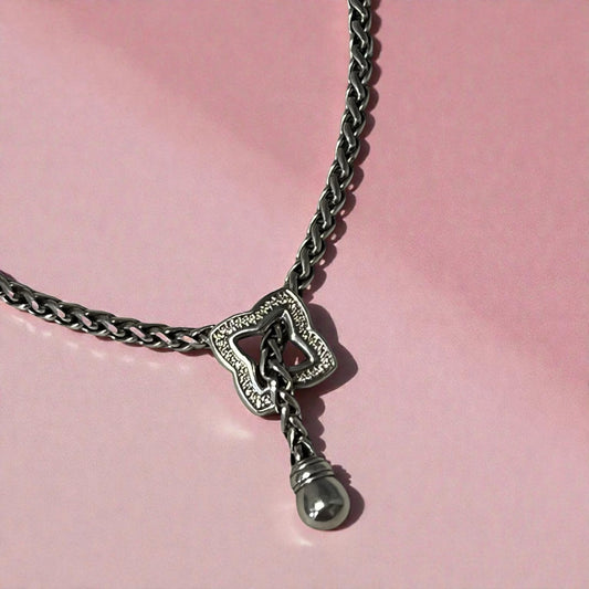 DAVID YURMAN Diamond Quatrefoil Lariat Necklace