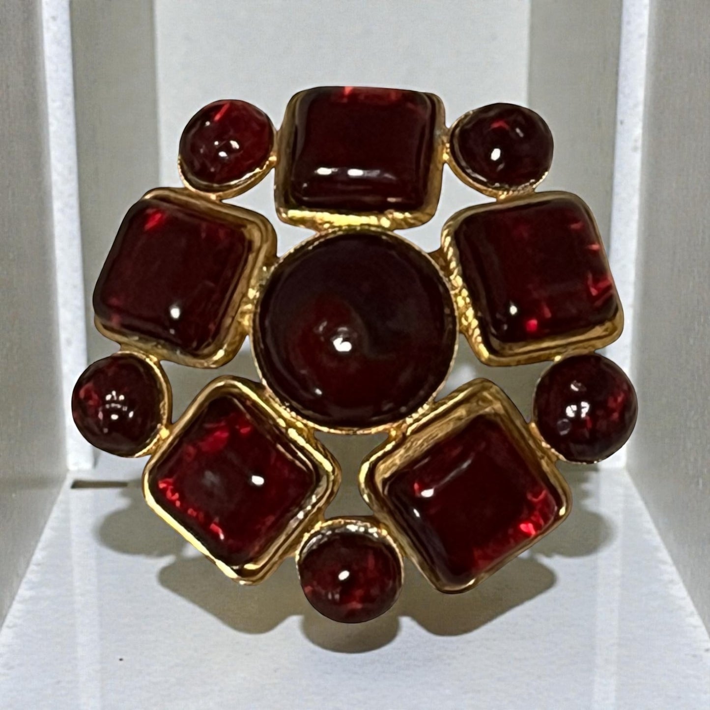 DOMINIQUE AURIENTIS Cluster Brooch | Vintage