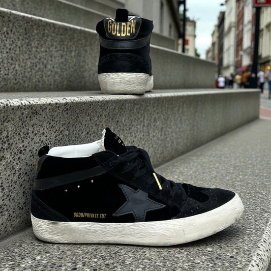 GOLDEN GOOSE Limited Edition Velvet Mid Star Sneakers | 40