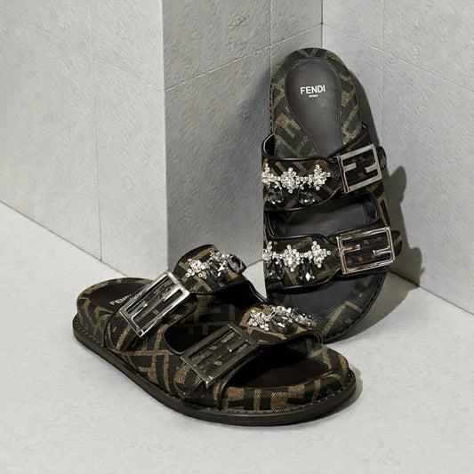 FENDI Fendi Feel Jeweled Sandals | 36
