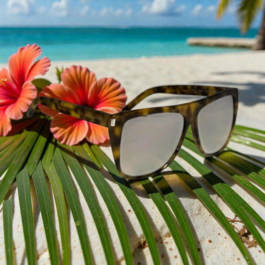 SAINT LAURENT Tortoise Mirror Lens Sunglasses
