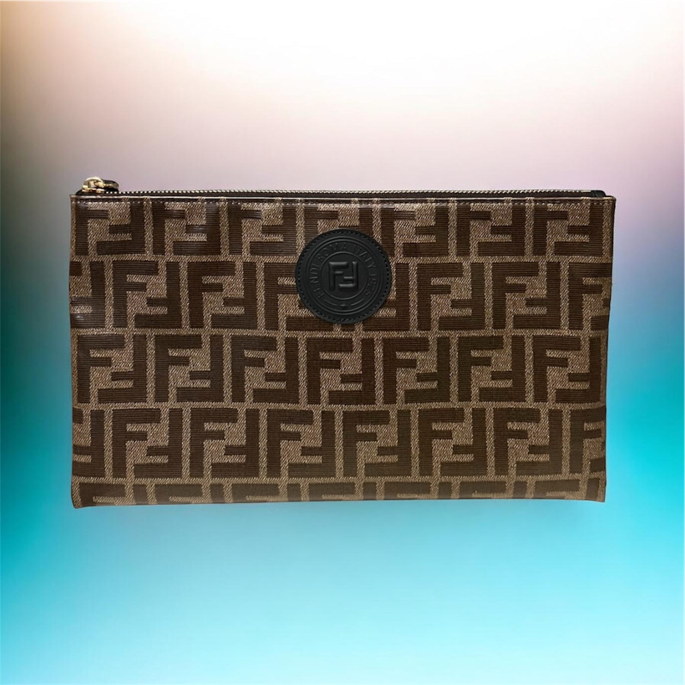 FENDI Zucca Flat Pouch