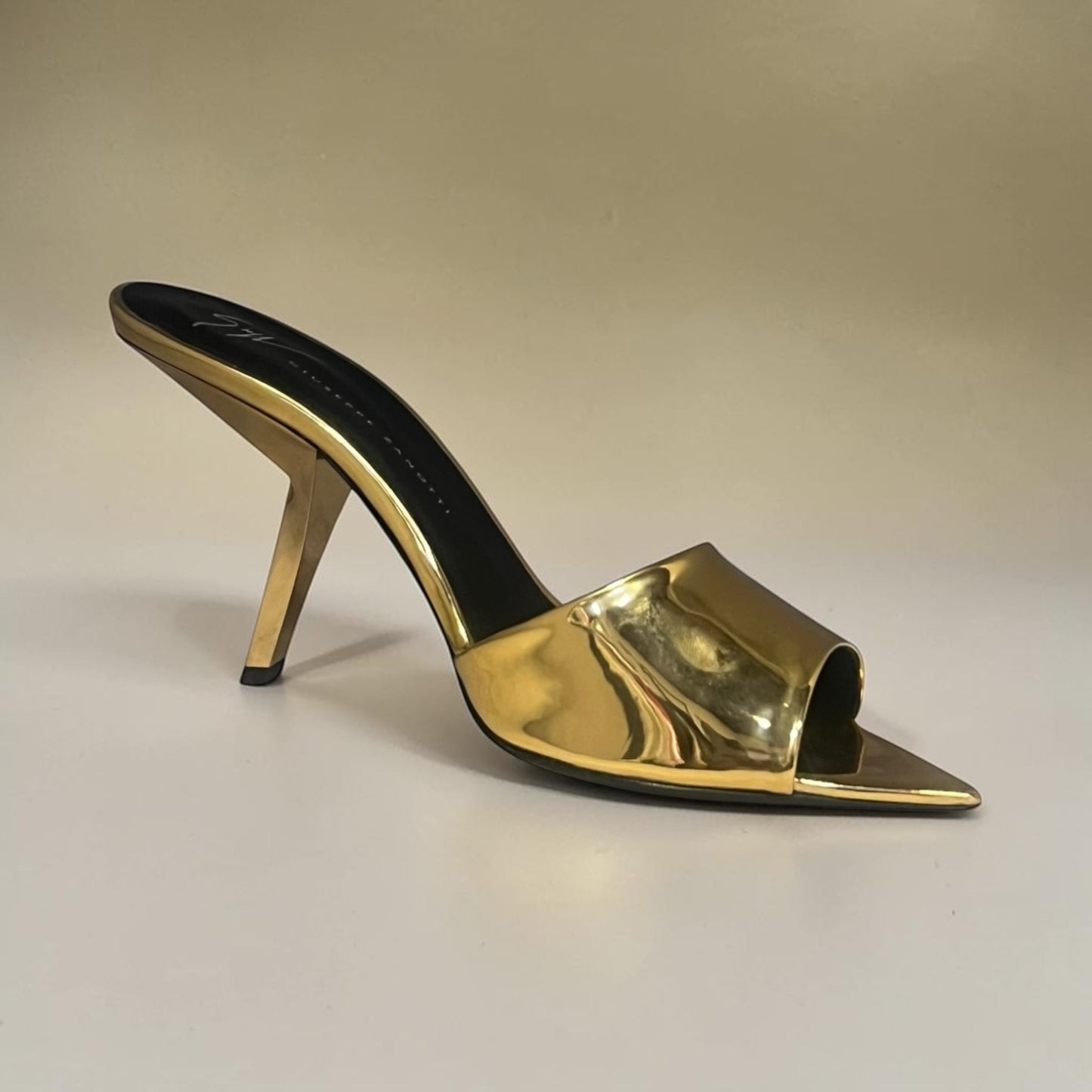 GIUSEPPE ZANOTTI Intriigo 90 Mules Gold | 36.5