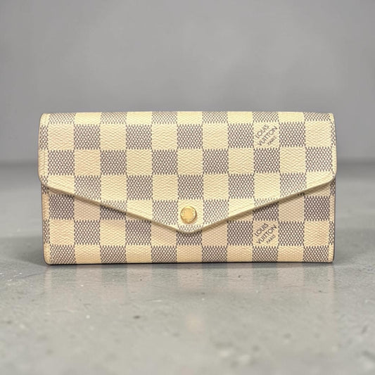 LOUIS VUITTON Sarah Wallet in Damier Azure