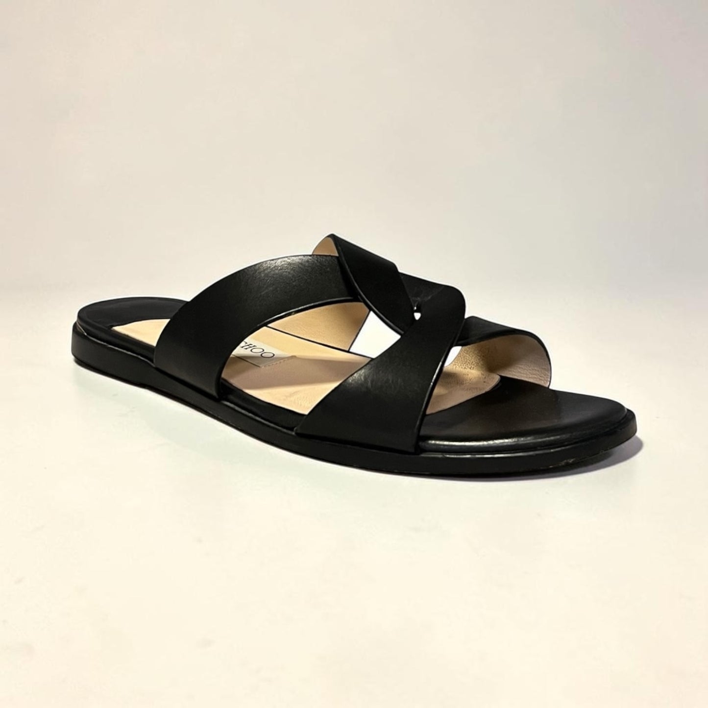 JIMMY CHOO Atia Slide Sandal in Black |