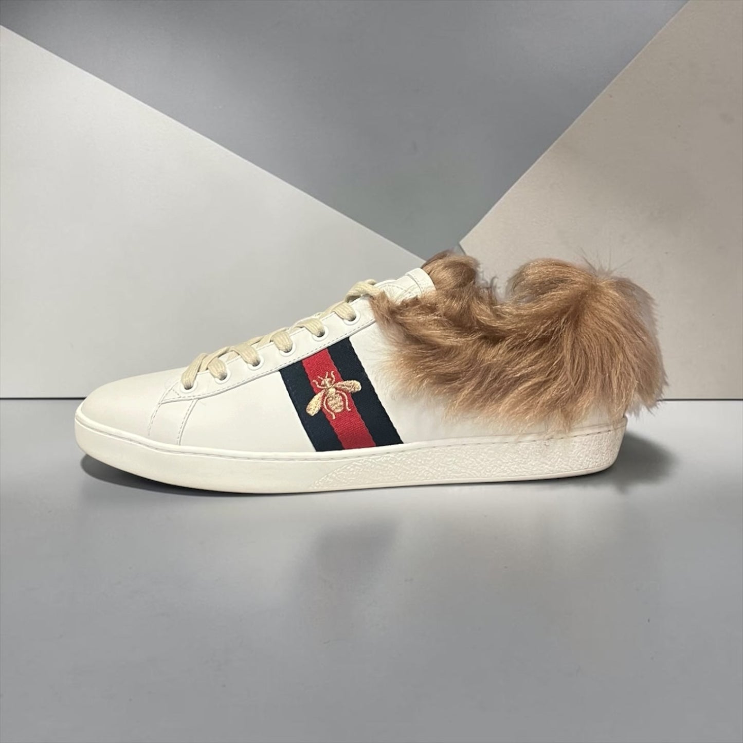 GUCCI New Ace Embroidered Bee Sneakers | Mens 8; Womens 10