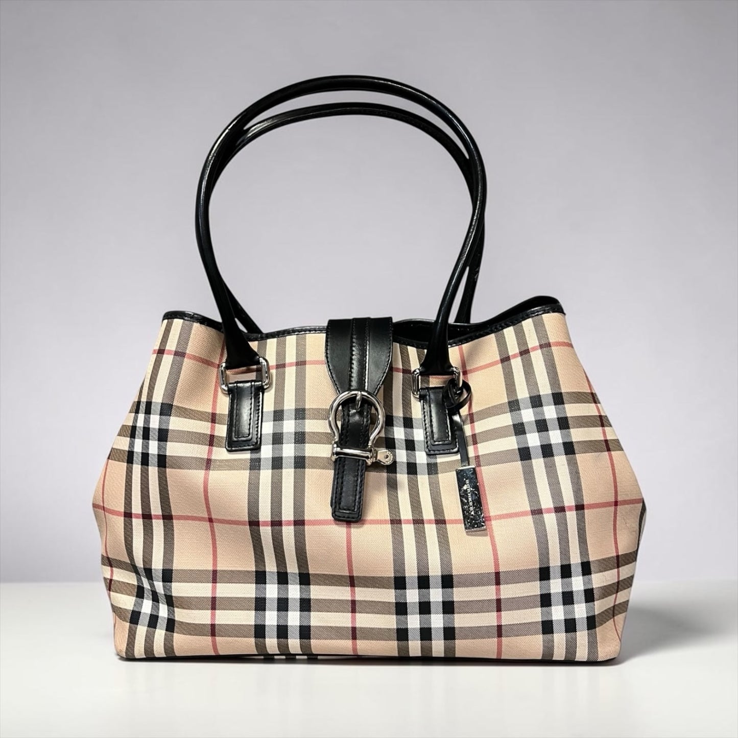 BURBERRY House Check Buckle Tote