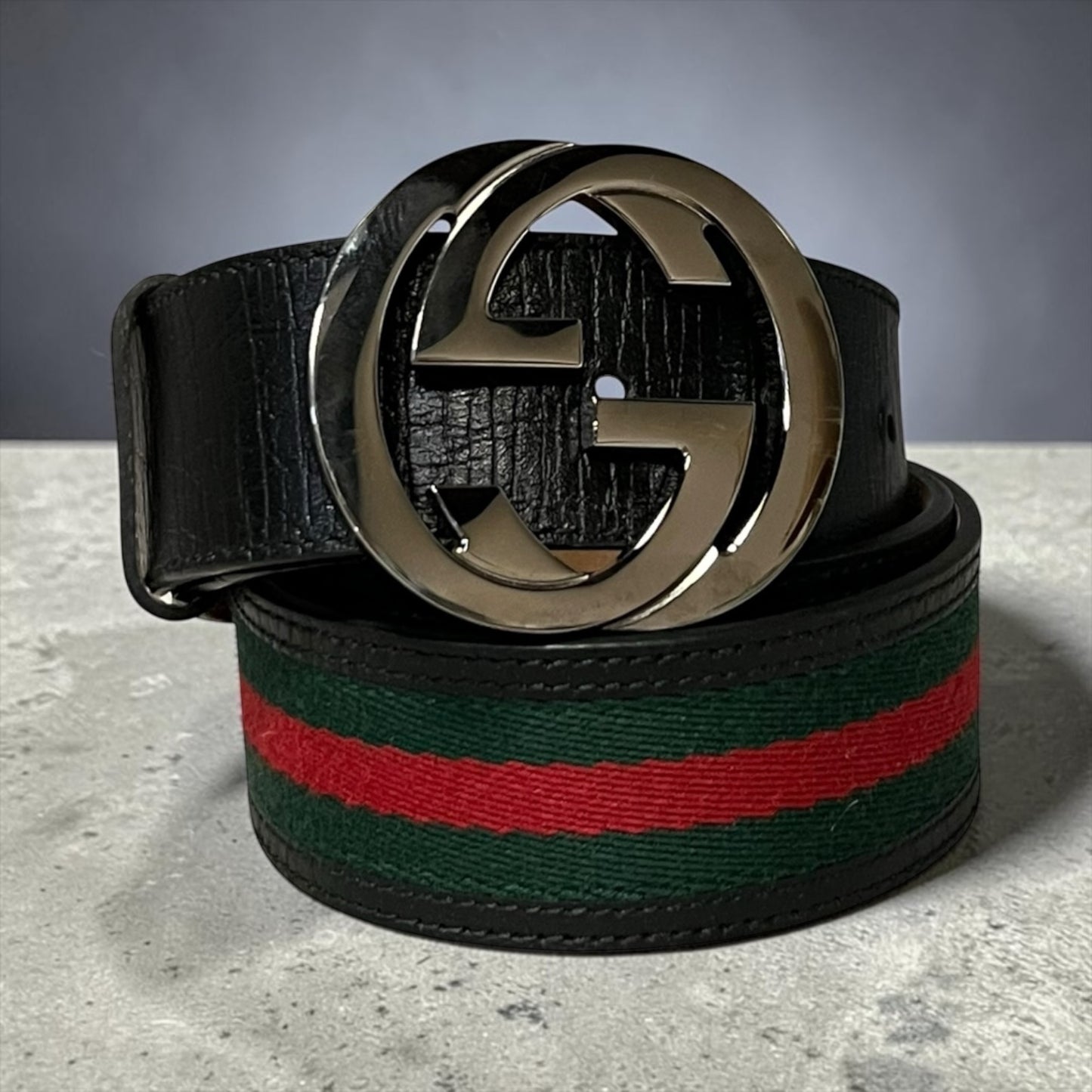 GUCCI Interlocking G Web Belt | 90/36