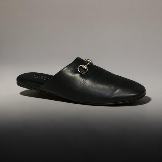 GUCCI Horsebit Mules in Black | 39