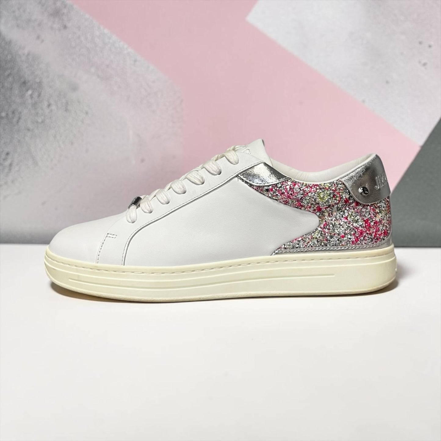 JIMMY CHOO Glitter Sneakers | 39