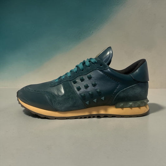 VALENTINO Rockrunner Sneakers in Teal
