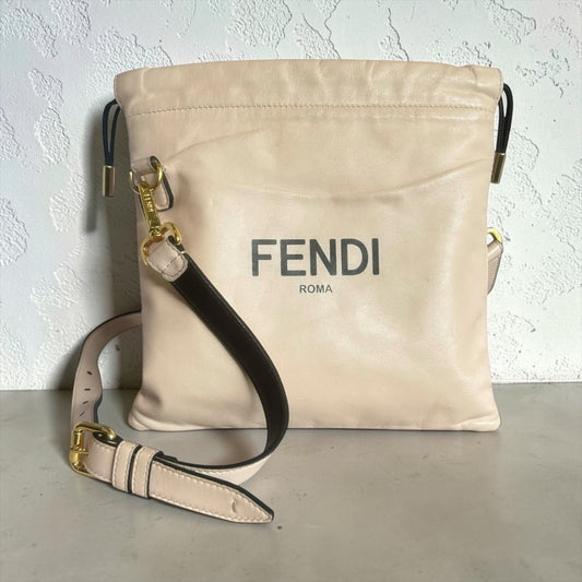 FENDI Drawstring Crossbody Pouch